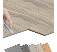 FIVMEN Pavimenti in PVC, autoadesivi, 2,5 ㎡, piastrelle adesive per pavimenti, effetto legno, piastrelle in vinile, pavimenti in venile, clic per cucina, bagno e soggiorno, 18 pezzi, W38