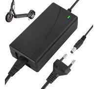 Fivtsme Caricatore Monopattino Elettrico, 42V 2A Caricabatteria per Scooter, Caricabatterie Bici elettrica Adattatore AC per 36V Scooter, Caricabatterie Universale DC Spina da 2.1/2.5mm