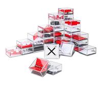Fivtsme Mini Giochi di Puzzle Set, 24 Pezzi Labirinto Gioco in Scatola, Labirinto Cubo 3D, Puzzle Toys, Rompicapo Puzzle Gioco di Abilità, Gioco di Pazienza per Bambini, Allevia Lo Stress