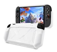 FIWWAT Custodia protettiva per Nintendo Switch 2, antigraffio, design ergonomico, compatibile con Switch 2 (bianco)