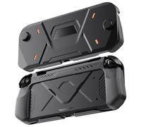 FIWWAT Custodia protettiva per Nintendo Switch 2, cover anteriore in PC + guscio posteriore morbido in TPU, protezione a 360°, antigraffio, design ergonomico, compatibile con Switch 2 2025 - (nero)