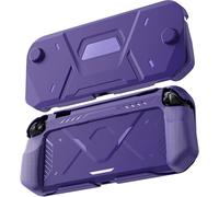 FIWWAT Protective Case for Nintendo Switch 2 2025, PC Front Cover + Soft TPU, 360° Protection Shell Switch 2, Anti-Scratch, Ergonomic Grip Design, Easy to Install (Viola)