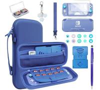 FIWWAT Switch Lite Case Protective Case 19 in 1 for Nintendo Switch Lite Accessories Bundle with Switch Lite Screen Protector Cover Light Blue