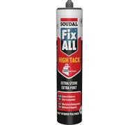 Fix ALL High Tack - Sigillante ad alta adesione iniziale - Soudal - Cartuccia da 290 ml, Nero