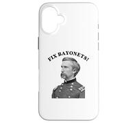 Fix Bayonets Civil War Citazione Joshua Chamberlain Custodia per iPhone 16 Plus