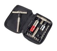 FIX IT STICKS Kit driver dinamometrico all-in-one da 15-65 pollici con chiave a T a cricchetto di bloccaggio - Pacchetto personalizzato (FISMUTK+TWAY-LOCK)