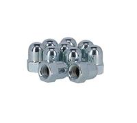 Fix Nippel Dado cappello HR FG 9,5 mm, adatto per cambio Shimano 3/7/8, argento (confezione da 10)