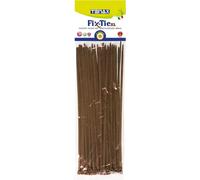 FIX-TIE XL Fascette Multiuso in Plastica Lunghezza 29 Cm Marrone, Confezione Da