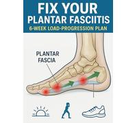 Fix Your Plantar Fasciitis: A 6-Week Load-Progression Plan: Morning Pain Off-Ramp, Calf/Soleus Strength, Taping & Footwear That Actually Works