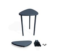 Fix2Place - Tavolino leggero e regolabile V1 fino a 39 cm di altezza, comodino, tavolino da salotto, per interni ed esterni, piccolo e resistente alle intemperie, organizzatore personalizzato, grigio