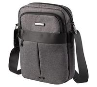 fixbag FB1_47164 - Borsa a tracolla con piastra adattatore per tutte le varianti Klickfix (non incluse) o con estensioni Klickfix per bicicletta, e-bike, scooter e manubrio, grigio., Mit Klickfix