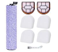 Fixbetter Rullo Spazzola di Ricambio e Filtro per Accessori per Shark WDB1F2 per aspirapolvere per HydroVac XL 3 in 1 (1 spazzola a rullo + 2 filtri + 4 filtri in cotone + 1 spazzola per la pulizia)