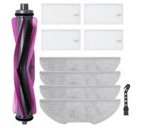 Fixbetter Set accessori per Eureka E20 Evo Plus aspirapolvere robot, 1 spazzola principale, 4 filtri Hepa, 4 tamponi, 1 spazzola