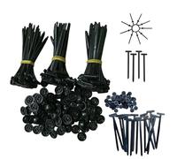 Fixbind Snap-Fit Nylon Fastening Clip for Car Repairs,Fix Bind Snap-Fit Nylon Fastening Clip, Cable Tie Buckle,with Pin & Button Design, Fasteners Car Body (100pcs)