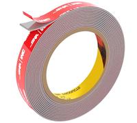 FIXCHORD 3M Nastro Biadesivo Extra Forte, Nastro Adesivo di Montaggio Forte e Impermeabile per Strisce Luminose a LED, Auto, Decorazioni per Casa e Ufficio, Nero (15.4FT×0.59IN)