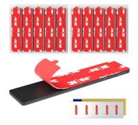 FIXCHORD Cuscinetti Adesivi per Targa, 10 Cuscinetti in Schiuma Adesivi per Targhe con Adesivo 3M VHB 5962, Nastro Biadesivo per Targhe Extra Forte e Resistente per Targhe di Veicoli, Targhe di Auto