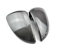 FIXCOR 2PCS Specchio Copre Tappi Specchio Posteriore Caso di Copertura per VW per Golf MK7 7,5 GTI 7 7R Carbonio Nero Brillante Copertura Auto Accessorio(Carbon Look)