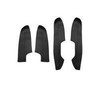 FIXCOR 4 Pezzi Rivestimento Protettivo In Pelle Per Braccioli Interni Auto Per Nissan Per X-Trail E Per Rogue 2014 2015 2016 2017 2018(Black)