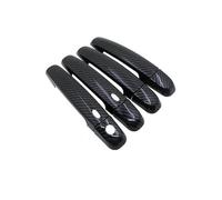 FIXCOR Accessorio Auto Per Suzuki Per Ertiga 2012 2013 2014 2015 2016 2017 2018 Adesivo Per Copertura Maniglia Portiera Auto Nero In Fibra Di Carbonio(1 Keyhole 2 Button)