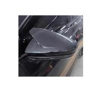 FIXCOR Copertura Specchietto Laterale per A6 C8 S6 RS6 A7 A8 2019 2020 2021 2022 2023 LHD S7 S8 Adesivo(Glossy Carbon)