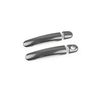 FIXCOR Copri Maniglia Esterna Per Auto Per VW Per Golf 4 Per Jetta Per Bora MK4 2000 1999-2004 Per Rabbit A4 1J Per Passat B5 1997-2005 Per Polo(Carbon Texture 2)