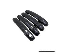 FIXCOR Copri Maniglia Porta Per Suzuki Per Swift Per Maruti Per DZire 2005 2006 2004~2015 2008 2009 2010 2011 Accessori Auto In Fibra Di Carbonio Nera(1 Keyhole 2 Button)