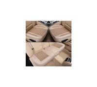 FIXCOR Coprisedili per Auto Cuscino per Auto per L&And R&Over per Discovery 3/4 per Freelander 2 Sport per Range Sport per Evoque Coprisedili Anteriori Posteriori(1 Set Beige)