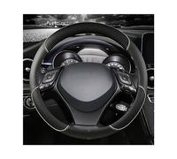 FIXCOR Coprivolante per Auto Sportiva in Pelle Microfibra per Toyota CHR C-HR Accessori Auto Coprivolante per Auto Coprivolante per Auto (Color : Beige)