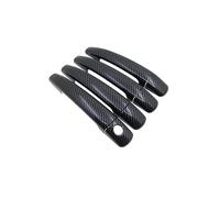 FIXCOR Fibra Di Carbonio Nera Per Citroen Per Grand C4 Per Picasso 2006 2007 2008 2009 2010 2011 2012 2013 Adesivo Per Copri Maniglia Porta Accessorio Auto