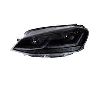 FIXCOR Gruppo Fari A LED Per VW Per Golf 7 2013-2017 Versione Modificata Con Indicatori Direzione Anteriori Luci Diurne DRL(Black,LHD)