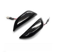 FIXCOR Indicatore Laterale Dinamico Specchietto Retrovisore Laterale Indicatore Che Scorre Indicatore Di Direzione Per Opel Per Mokka X 2012-2016(Dynamic Black)
