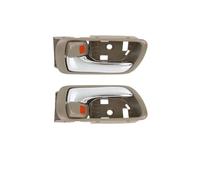 FIXCOR Maniglia Interna Porta Anteriore O Posteriore Cromata, Senza Coperchio Interno, Per Toyota Per Camry 2002 2003 2006(Beige LH and RH 2pcs)