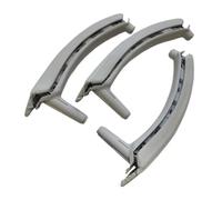 FIXCOR Maniglia Interna Porta Sinistra Destra Con Rivestimento In Pelle Per X5 X6 E70 E71 E72 2007-2014(LHD SET GraY)