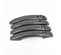FIXCOR Per A4 B8 Q3 Q5 2013 2014 2015 2016 Stile Fibra Di Carbonio Maniglia Esterna Della Porta Copertura Trim Decorazione Smart Foro Chiave