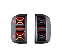 FIXCOR Per Chevrolet Per SILVERADO 2014-2018 Luce Di Stop A LED Fanale Posteriore A LED Per Auto Parti Gruppo Fanale Posteriore Per Auto 1 Coppia(Clear C)