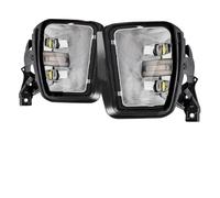 FIXCOR Per Dodge Per Ram 1500 2013 2014 2015 2016 2017 2018 Fendinebbia A LED Luci Diurne DRL Indicatori Di Direzione Colore Bianco E Giallo(Fog DRL White)