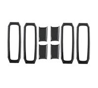 FIXCOR Per Dodge Per RAM ABS Modello In Fibra Carbonio Nero Coperchio Maniglia Per Porta Cornice Porte Cornice Protezione Adesivo Accessori Per Styling (Door bowl Carbon)