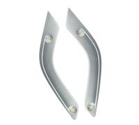 FIXCOR Per Jeep Per Wrangler Per JK 2011-2017 1 Paio Di Coperture Per Maniglie Interne Delle Portiere, Coperture Per Maniglie Interne (Argento)