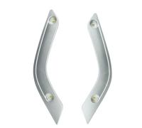 FIXCOR Per Jeep Per Wrangler Per JK 2011-2017 Car Interior Door Handle Inserts Cover Trim Left Right1RC72JAHAD 1RC72JAHAE (Argento)