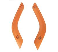 FIXCOR Per Jeep Per Wrangler Per JK 2011-2017 Car Interior Door Handle Inserts Cover Trim Left Right1RC72JAHAD 1RC72JAHAE (Orange)