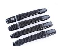 FIXCOR Per Mitsubishi Per Lancer Berlina Per Evo 2008 2019 2020 Auto Maniglia Della Porta Copertura Trim Adesivo Per Lo Styling Accessori Auto