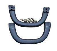 FIXCOR Per Mitsubishi Per Pajero Per Shogun Per Montero V31 V32 V33 V73 V77 1991-2006 Maniglia Interna Del Tetto Bracciolo Di Sicurezza A Soffitto MB769617 (Black-2pcs)