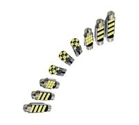 FIXCOR Per Subaru Per Forester SH 2009 2010 2011 2012 2013 Lampadina Per Interni Auto Lettura Luce Targa Porta Bagagliaio 10 Pezzi(Ice blue)