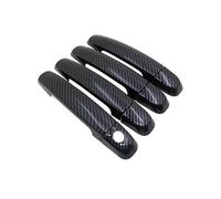 FIXCOR Per Suzuki Per Ertiga 2012 2013 2014 2015 2016 2017 2018 Auto Door Handle Cover Sticker Decoration Nero Carbon Fiber Car Accessorie(1 Keyhole No Button)