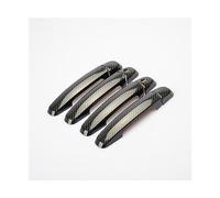 FIXCOR Per Suzuki Per Swift 2005-2017 Per Suzuki Per Grand Per Vitara 2005-2012 Modello In Copertura Maniglia Portiera Auto Adesivo Finiture Accessori Auto (Black 2 keyholes)