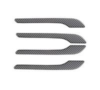 FIXCOR Per Tesla Per Modello 3Y 2017-2022 4 Pezzi Adesivo Per Maniglia Della Portiera Per Auto Porta Wrap Cover Pasta Accessori ABS (Matte carbon fiber)