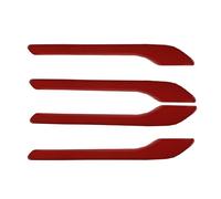FIXCOR Per Tesla Per Modello 3Y 2017-2022 4 Pezzi Adesivo Per Maniglia Della Portiera Per Auto Porta Wrap Cover Pasta Accessori ABS (Red)