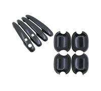 FIXCOR Per Toyota Per Camry XV40 2007 2008 2009 2010 2011 Auto Door Handle Cover Sticker Nero Carbon Fiber Car Accessories(HandleBowl 2 Buttons)