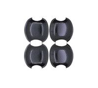 FIXCOR Per Toyota Per Corolla E140 E150 2007 2008 2009 2010 2011 2012 2013 Adesivo Per Copri Maniglia Portiera In Fibra Di Carbonio Nera Accessori Per Auto(Bowl 4 Door)