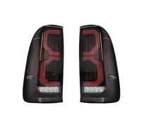 FIXCOR Per Toyota Per Hilux Vigo 2004 2005 2006 2007 2008 2009-2015 1 Coppia Fanali Posteriori A LED Indicatori Di Direzione Luci Di Retromarcia Freni (Smoke Black shell A)
